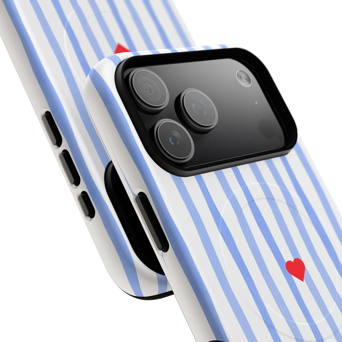 Blue Heart MagSafe Tough Phone Case — Magnetic Protective Cover