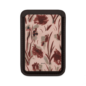 Wildflower MagSafe Vegan Wallet — Slim Phone Card Holder