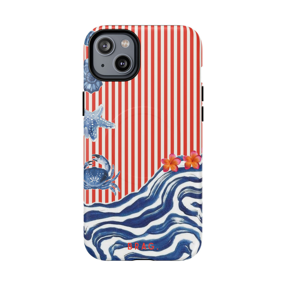 Riviera Postcard MagSafe Tough Phone Case — Magnetic Protective Cover