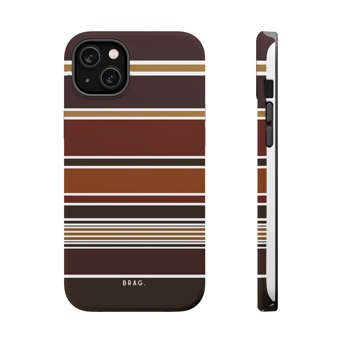 Cocoa Line Magnetic Impact-Resistant Phone Case