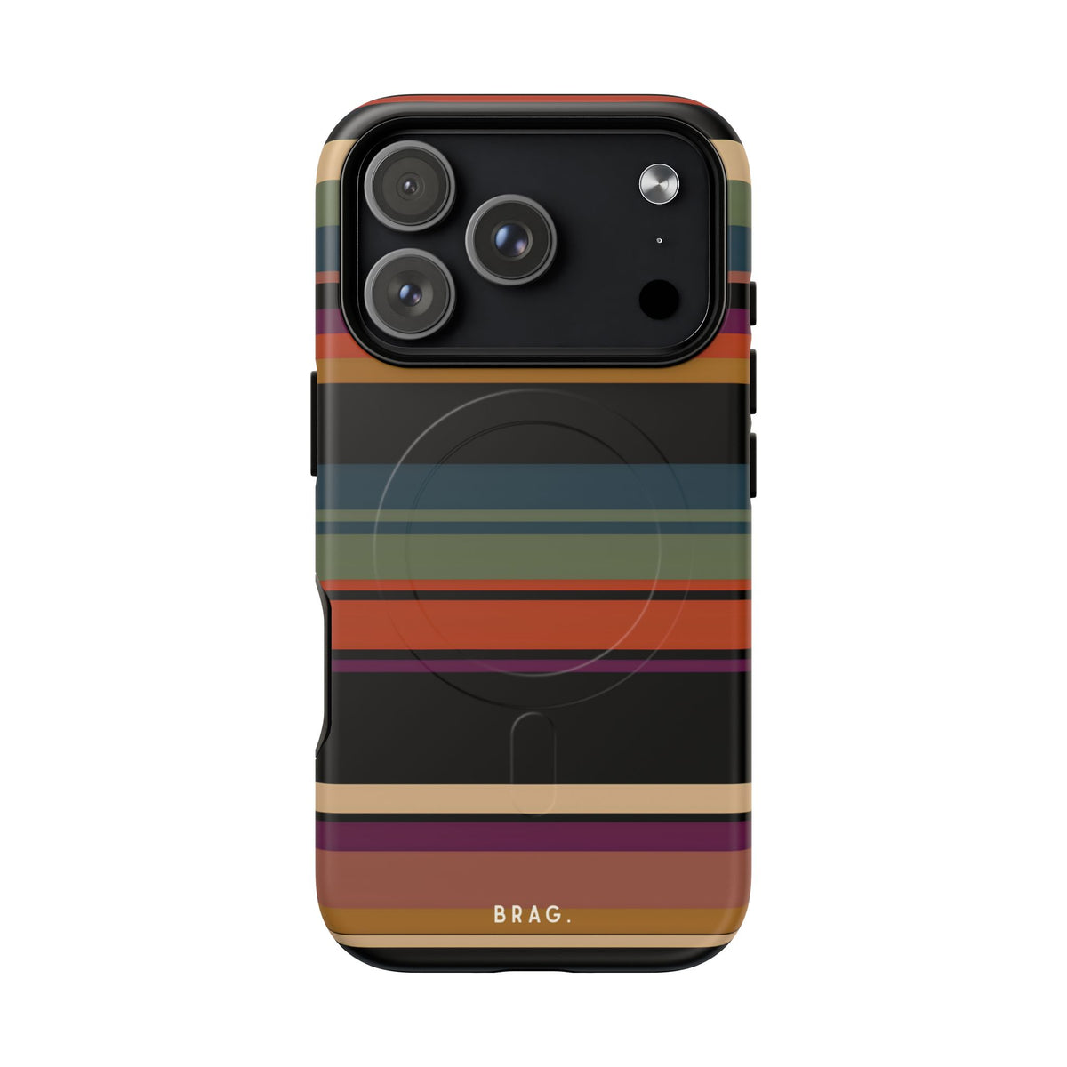 Market Stripe MagSafe Tough Phone Case — Magnetic Protective Cover