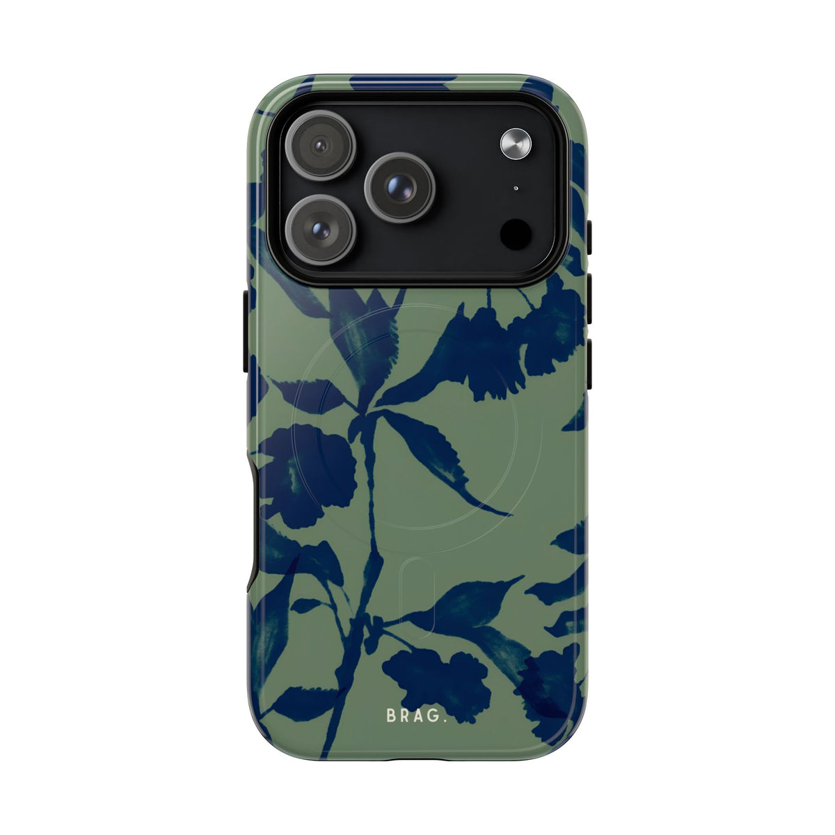 Sage Bloom MagSafe Tough Phone Case — Magnetic Protective Cover