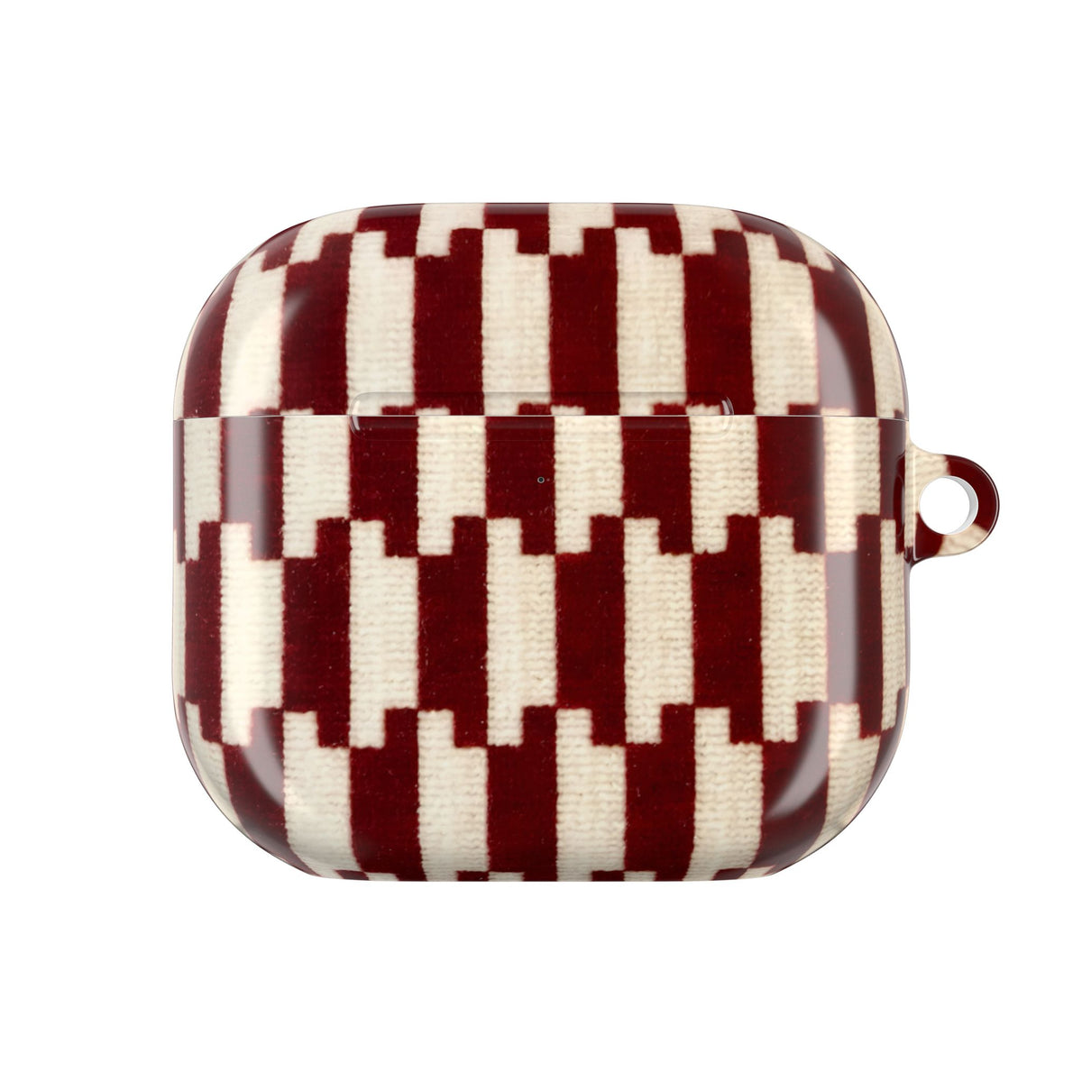 Wine & Cream AirPod Case – Slim Protective Charging Case