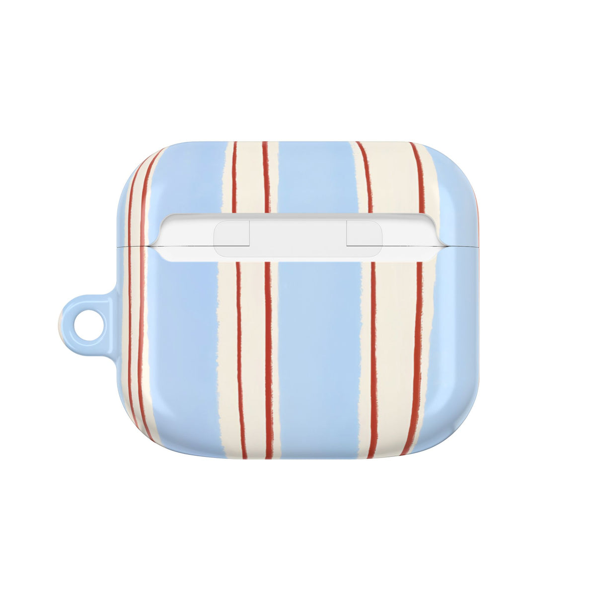 Blue Linen AirPod Case – Slim Protective Charging Case