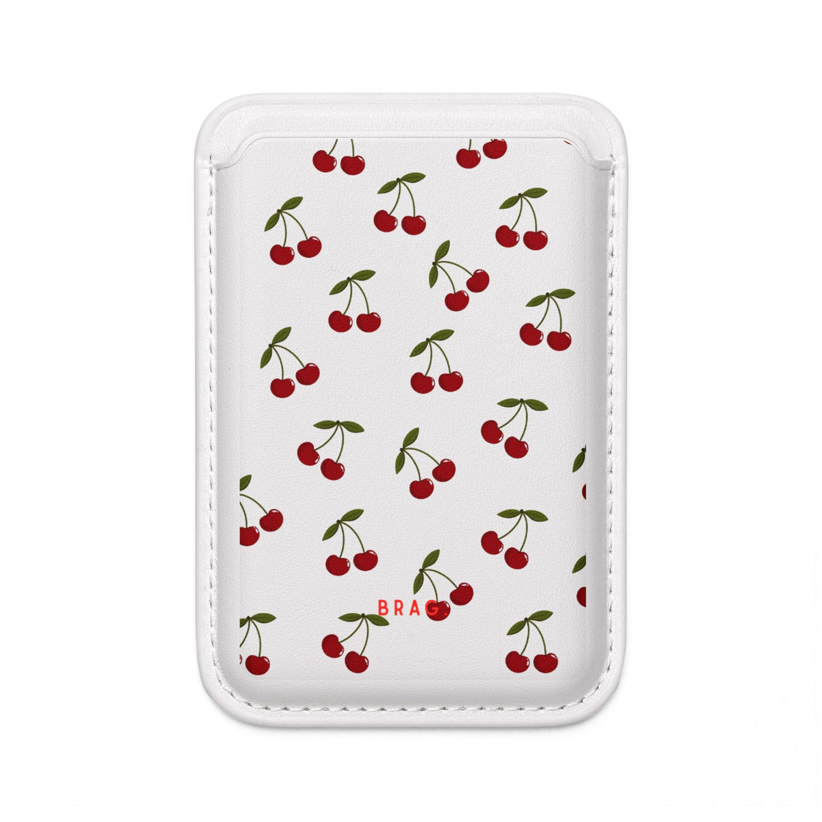 Cherry Pie MagSafe Vegan Wallet — Slim Phone Card Holder