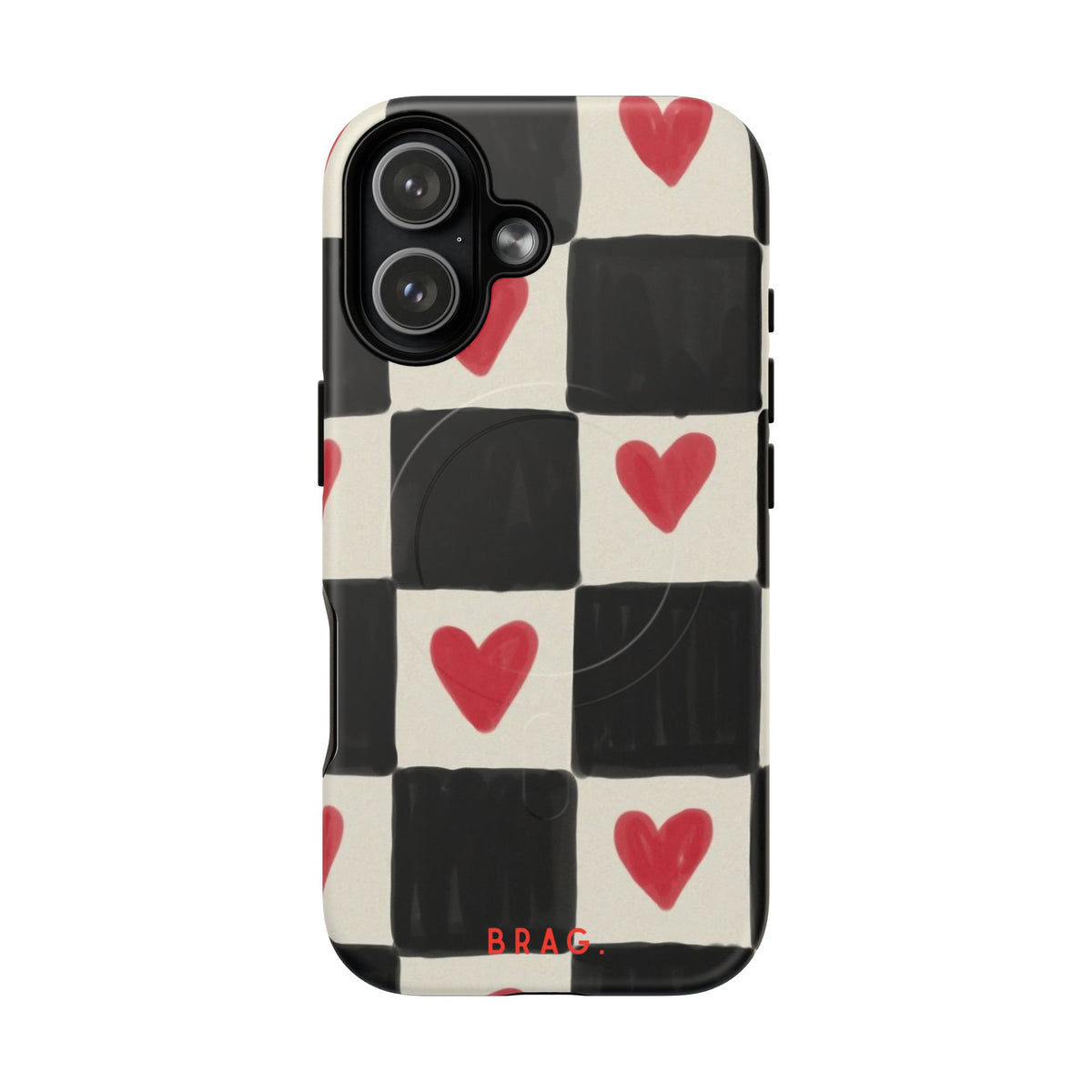 Heart Check MagSafe Tough Phone Case — Magnetic Protective Cover