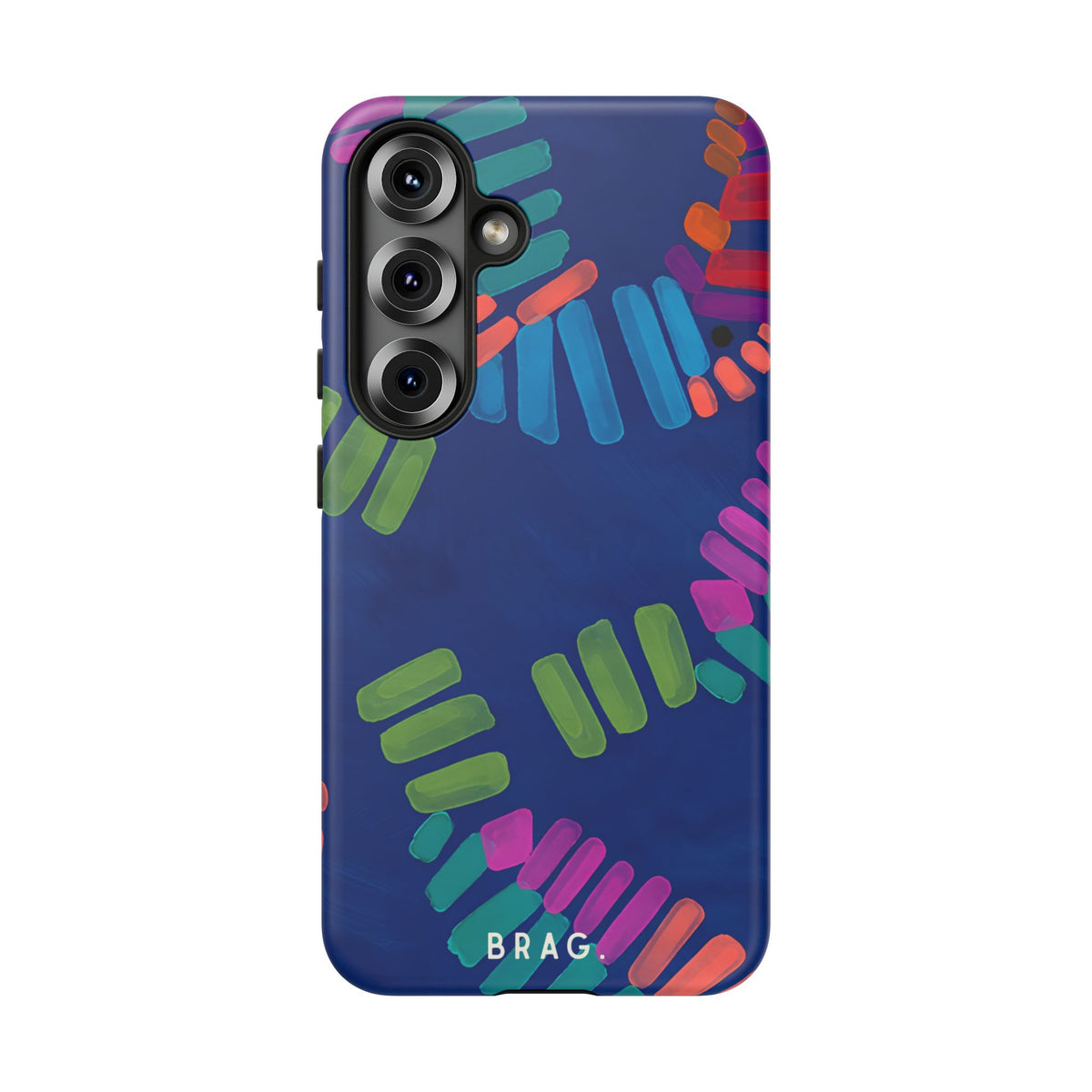 Blue Palm Tough Phone Case – Shockproof Protective iPhone Cover
