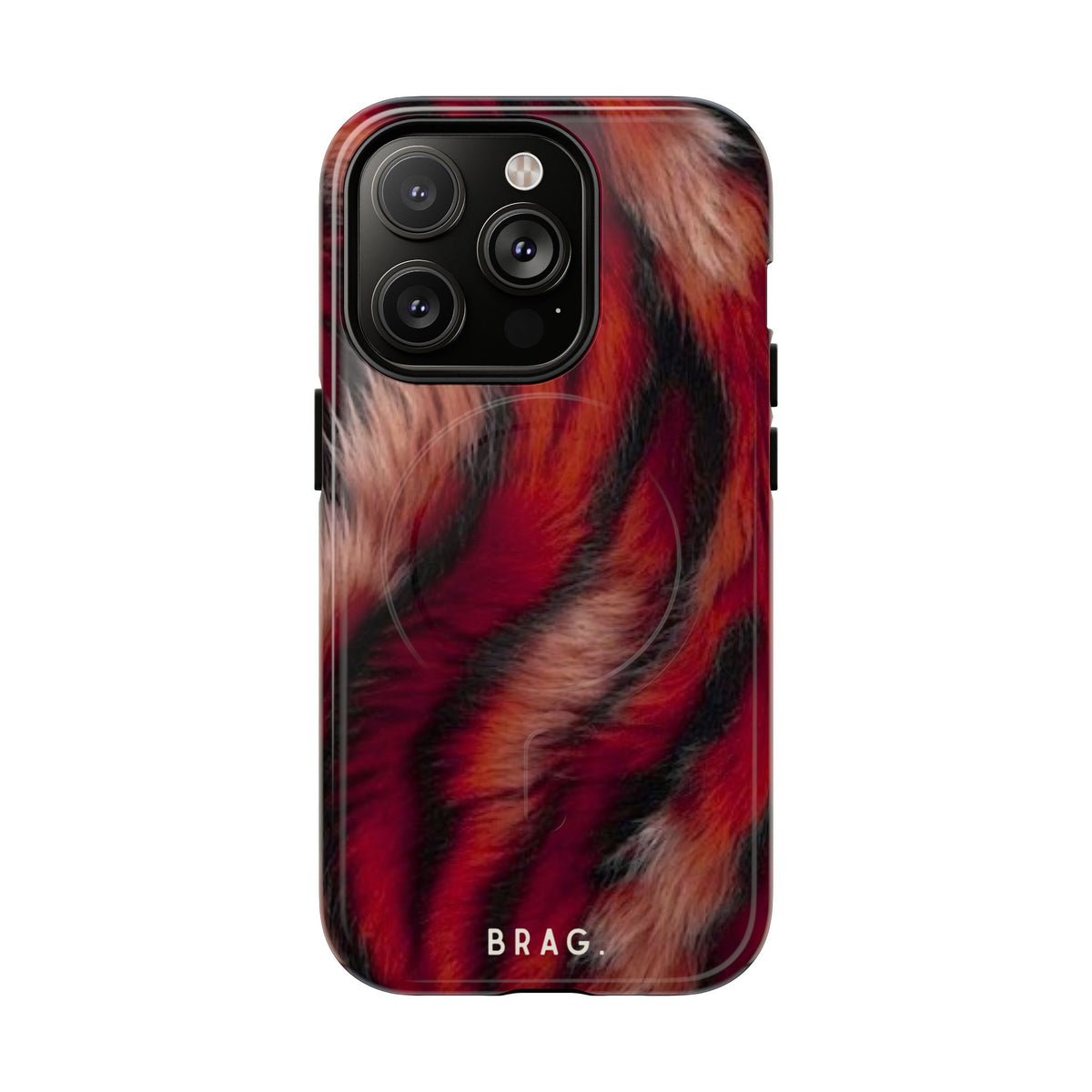 Red Rush MagSafe Tough Phone Case — Magnetic Protective Cover