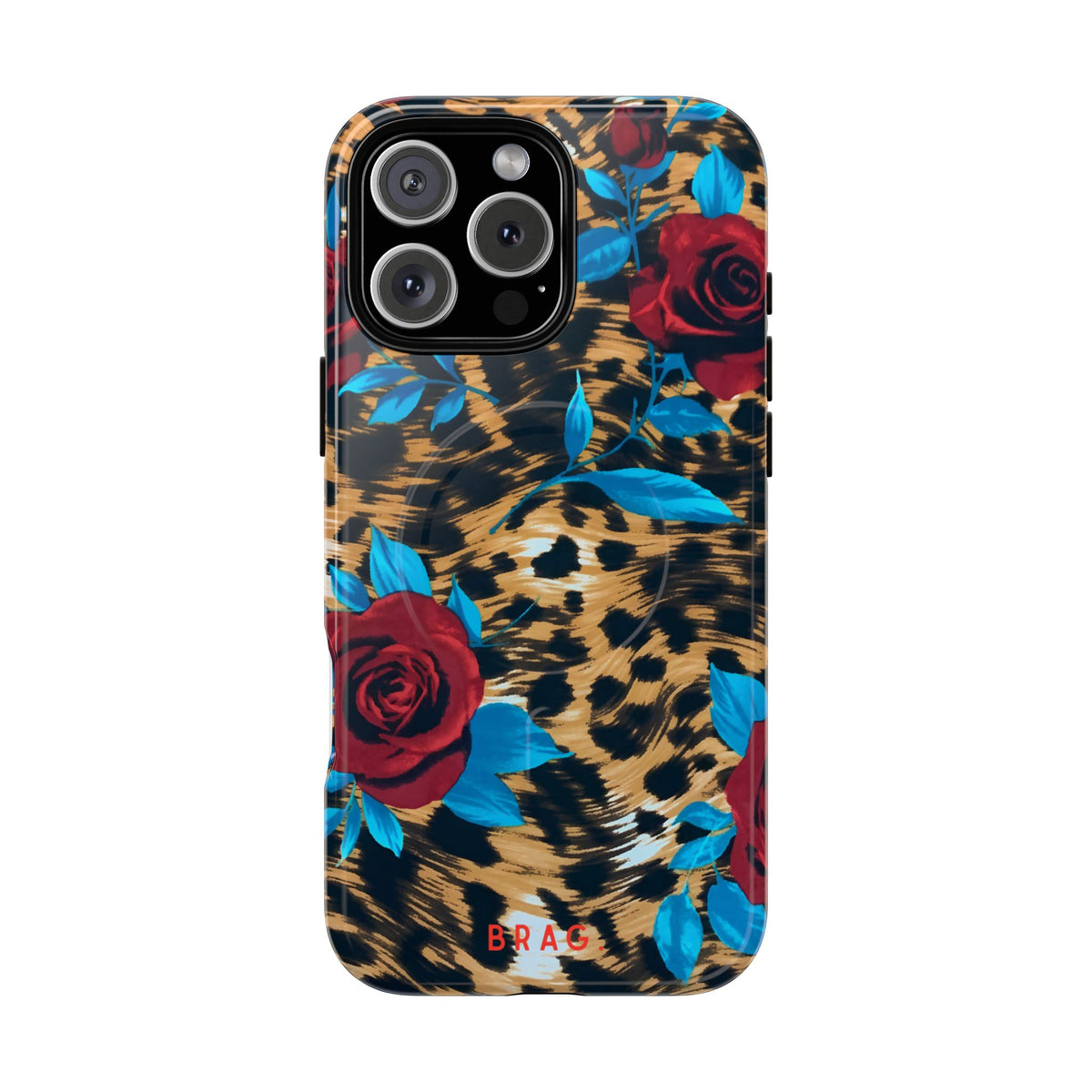 Wild Rose MagSafe Tough Phone Case — Magnetic Protective Cover