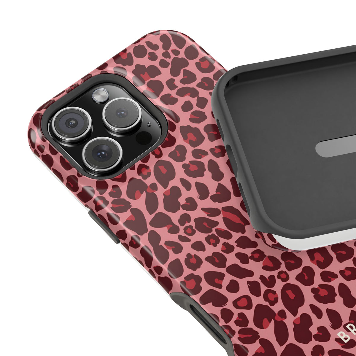 Leopard Love Magnetic Impact-Resistant Phone Case