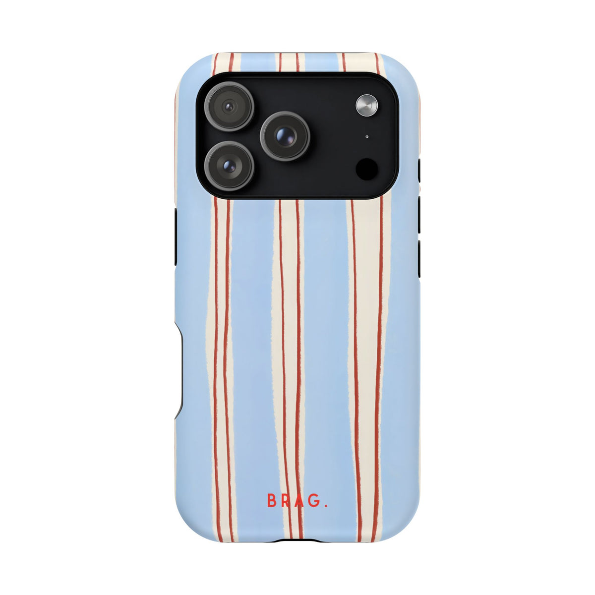 Blue Linen Magnetic Impact-Resistant Phone Case