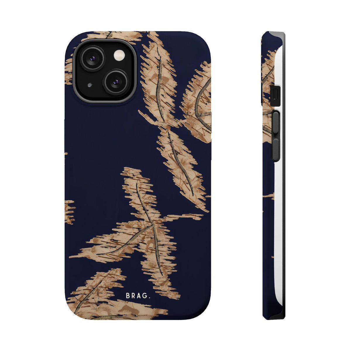 Golden Fern Magnetic Impact-Resistant Phone Case