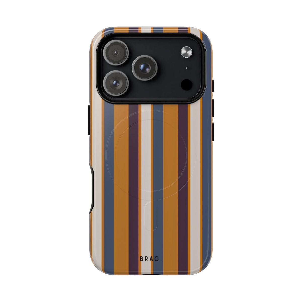Sunset Stripe MagSafe Tough Phone Case — Magnetic Protective Cover