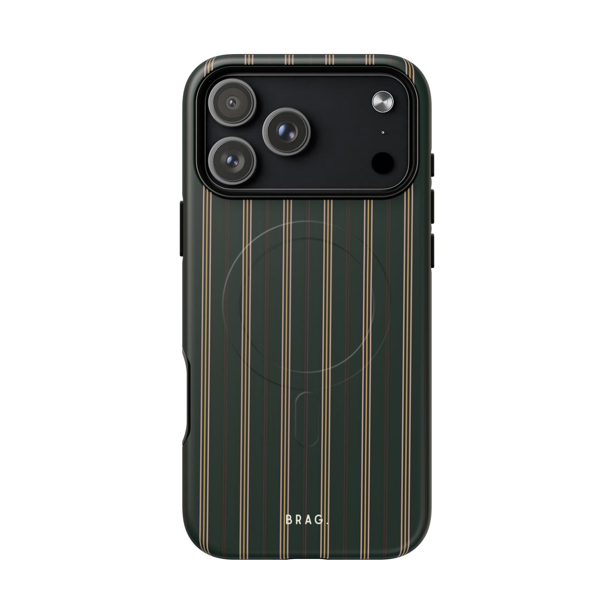 Vintage Pinstripe MagSafe Tough Phone Case — Magnetic Protective Cover