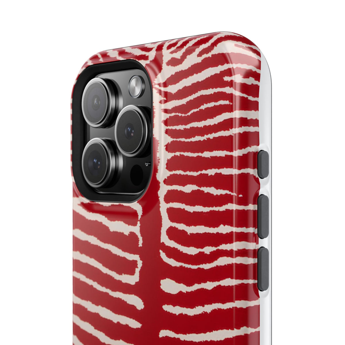 Striped Heat Magnetic Impact-Resistant Phone Case