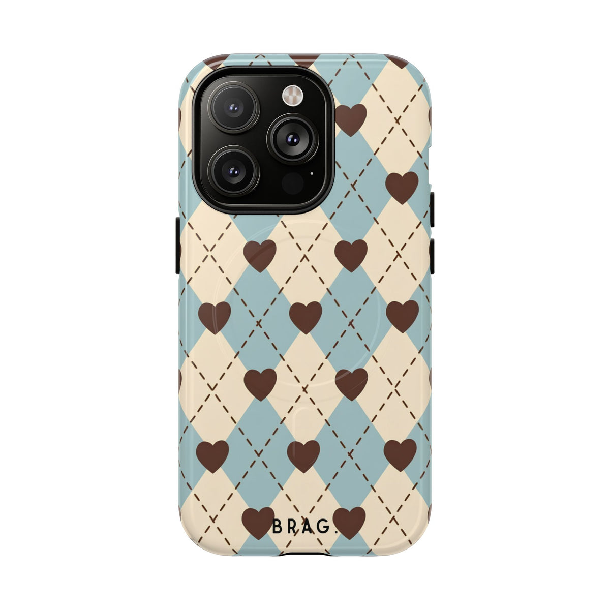 Sweetheart Plaid MagSafe Tough Phone Case — Magnetic Protective Cover