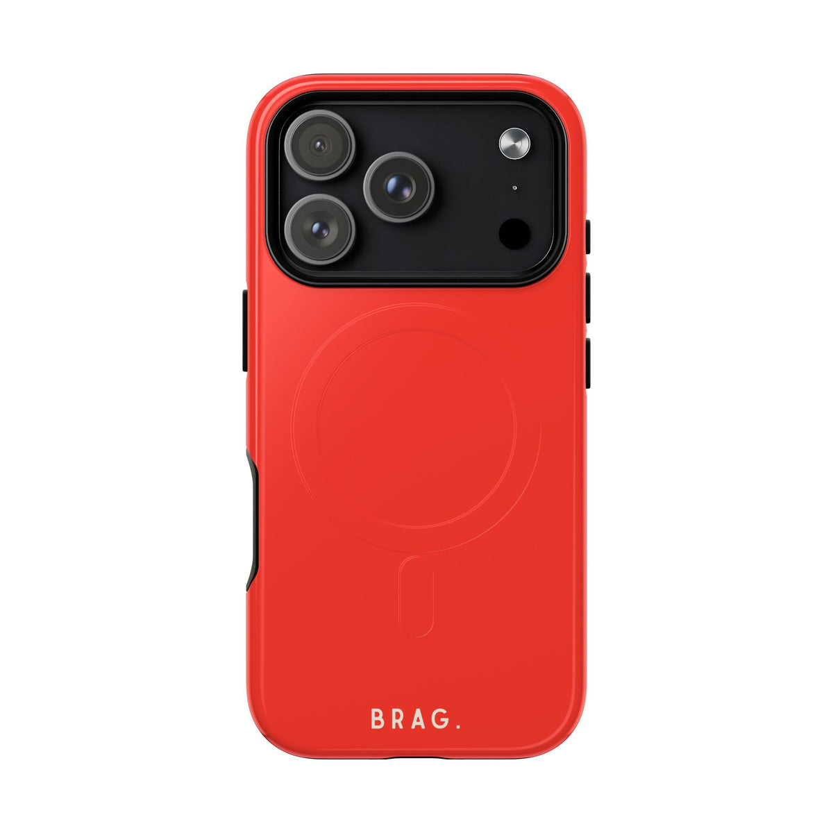 Brag Red MagSafe Tough Phone Case — Magnetic Protective Cover