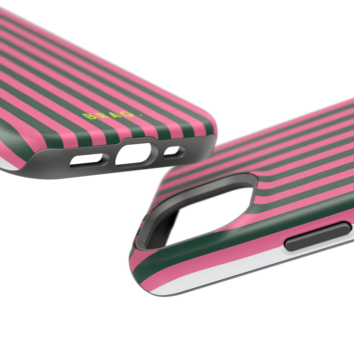 Flamingo Stripe Magnetic Impact-Resistant Phone Case