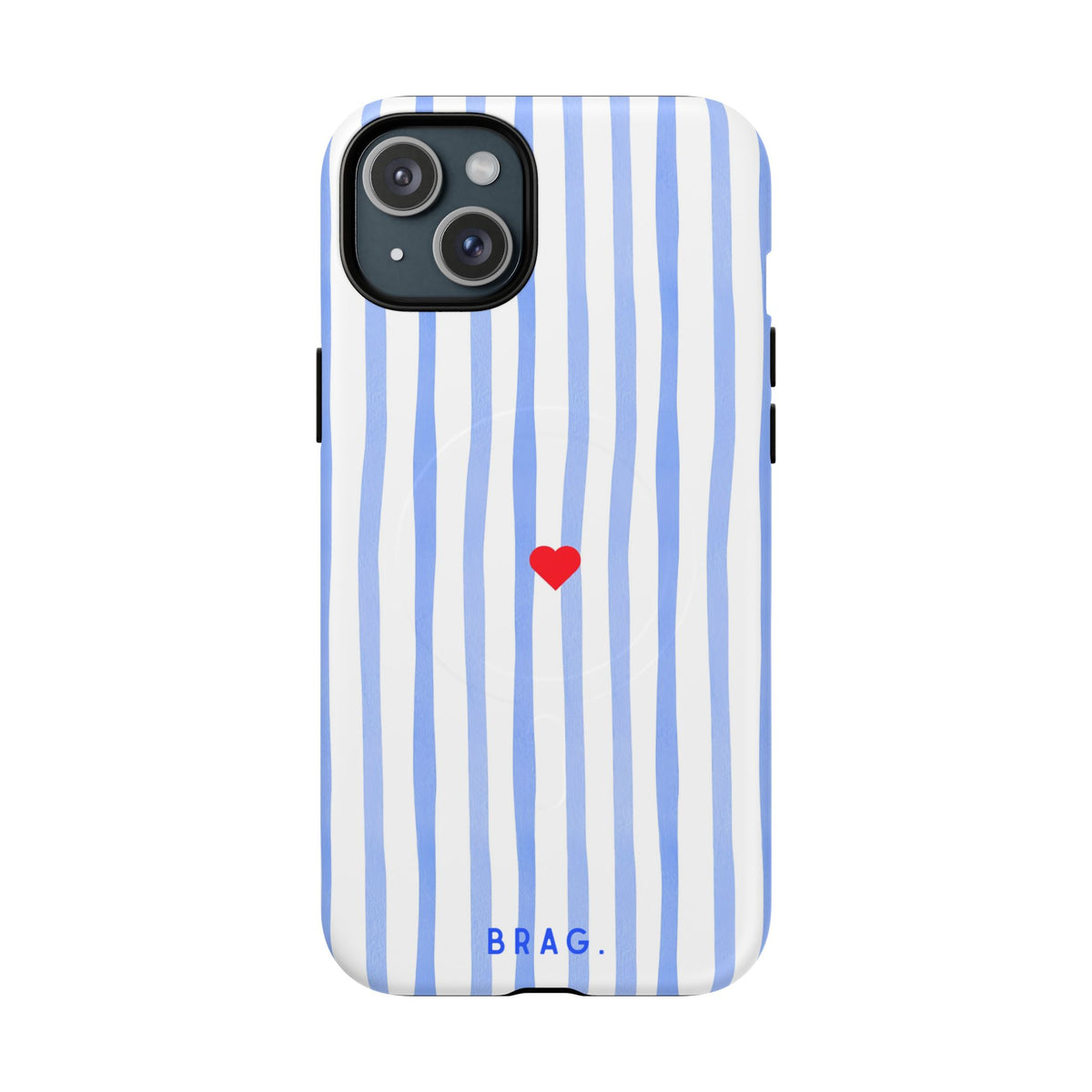Blue Heart MagSafe Tough Phone Case — Magnetic Protective Cover