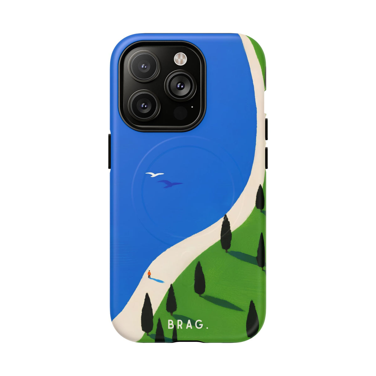 Blue Escape MagSafe Tough Phone Case — Magnetic Protective Cover