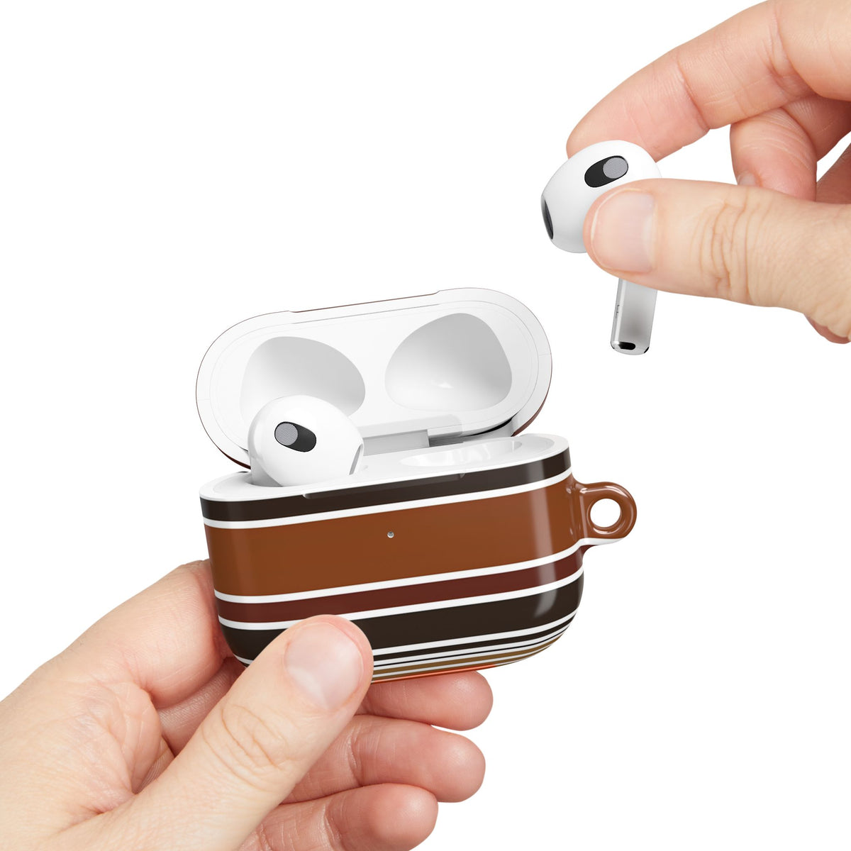 Cocoa Line AirPod Case – Slim Protective Charging Case