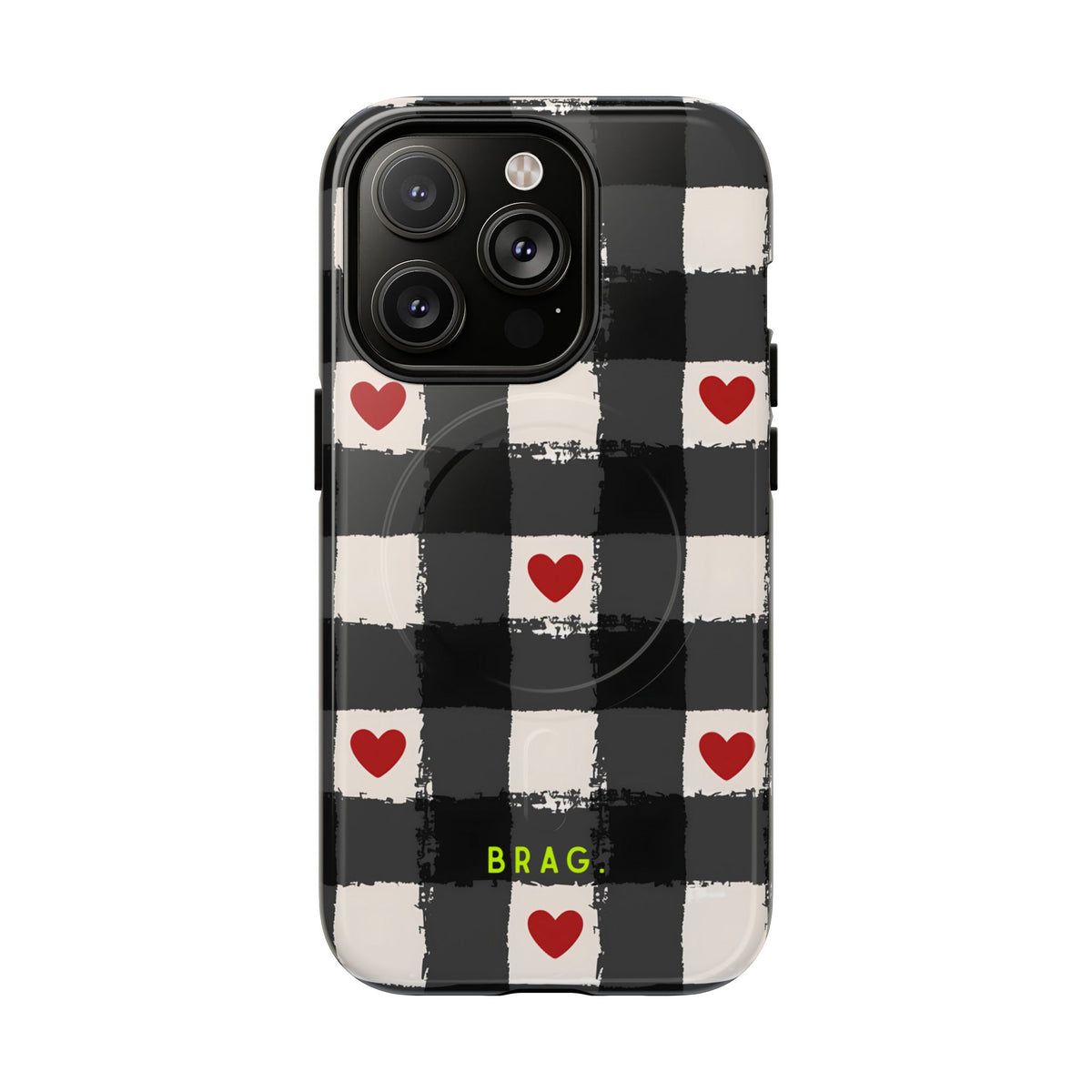 Lucky Heart MagSafe Tough Phone Case — Magnetic Protective Cover