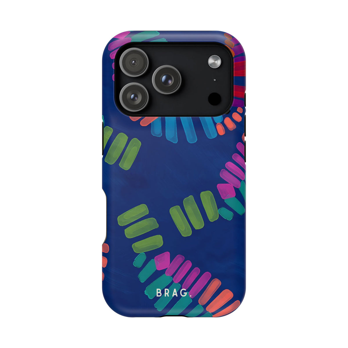 Blue Palm Magnetic Impact-Resistant Phone Case