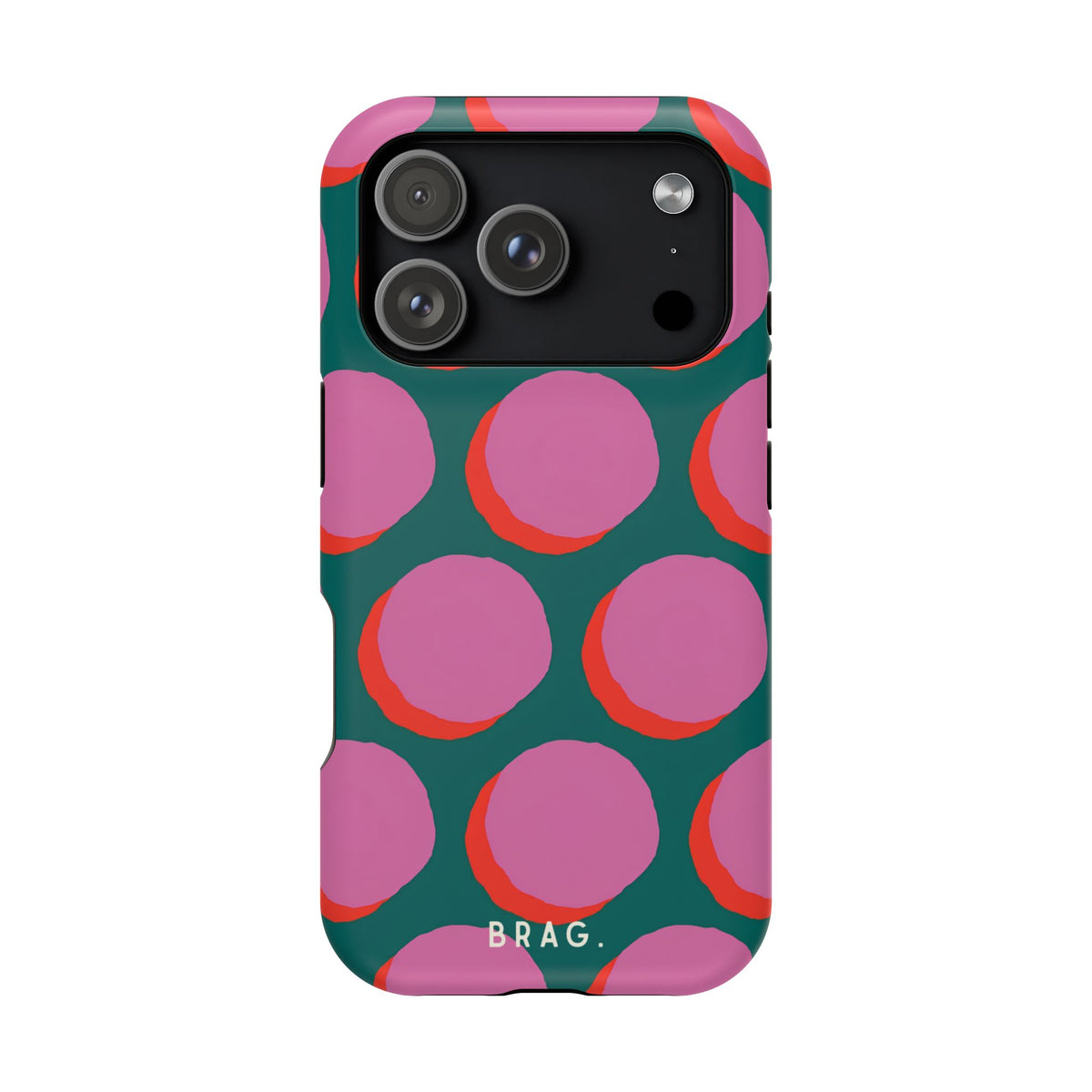 Pink Moon Magnetic Impact-Resistant Phone Case