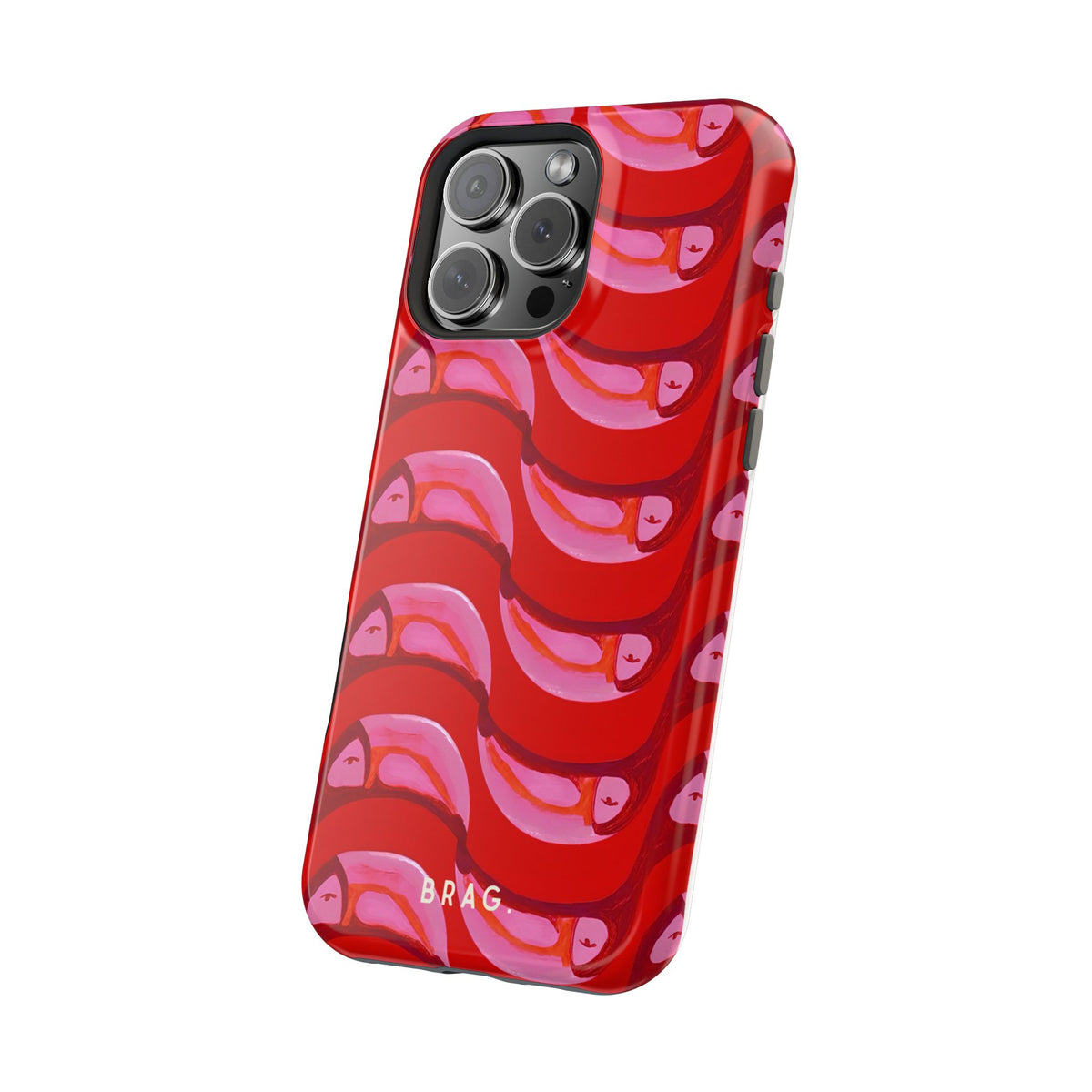 Pink Current Magnetic Impact-Resistant Phone Case