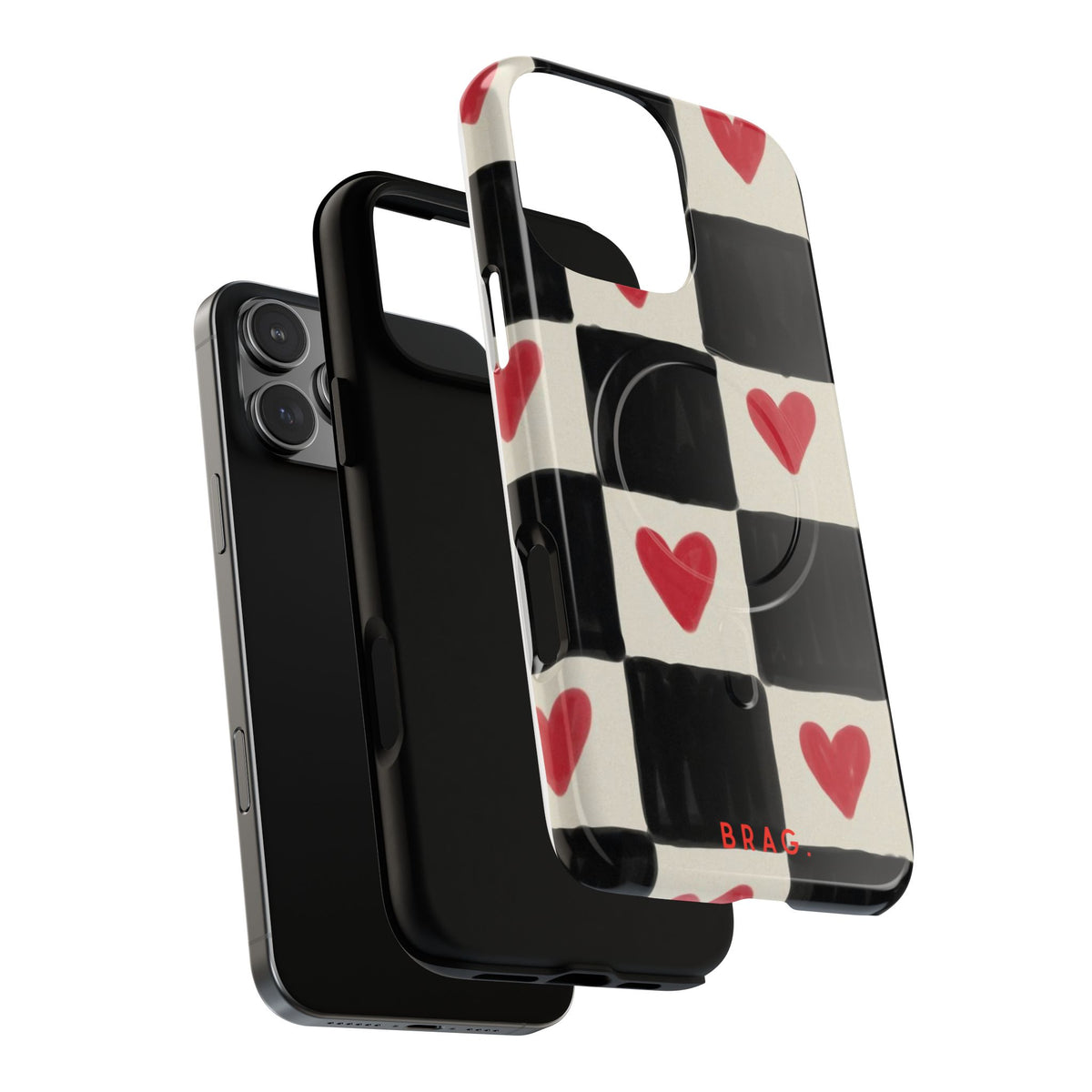 Heart Check MagSafe Tough Phone Case — Magnetic Protective Cover