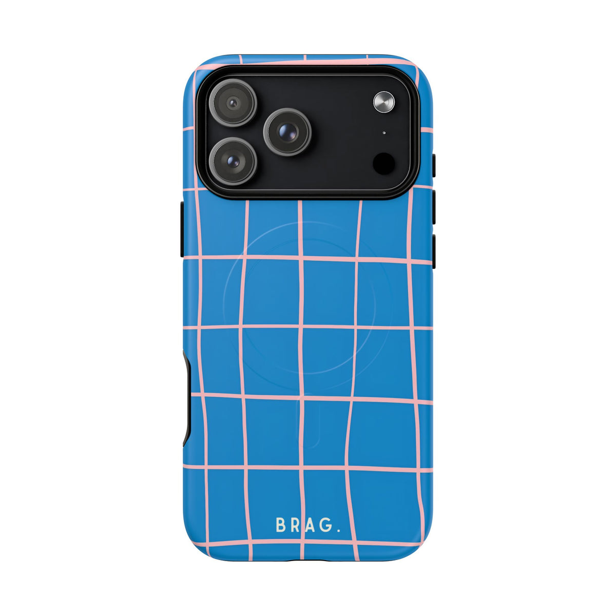 Coastal Grid MagSafe Tough Phone Case — Magnetic Protective Cover