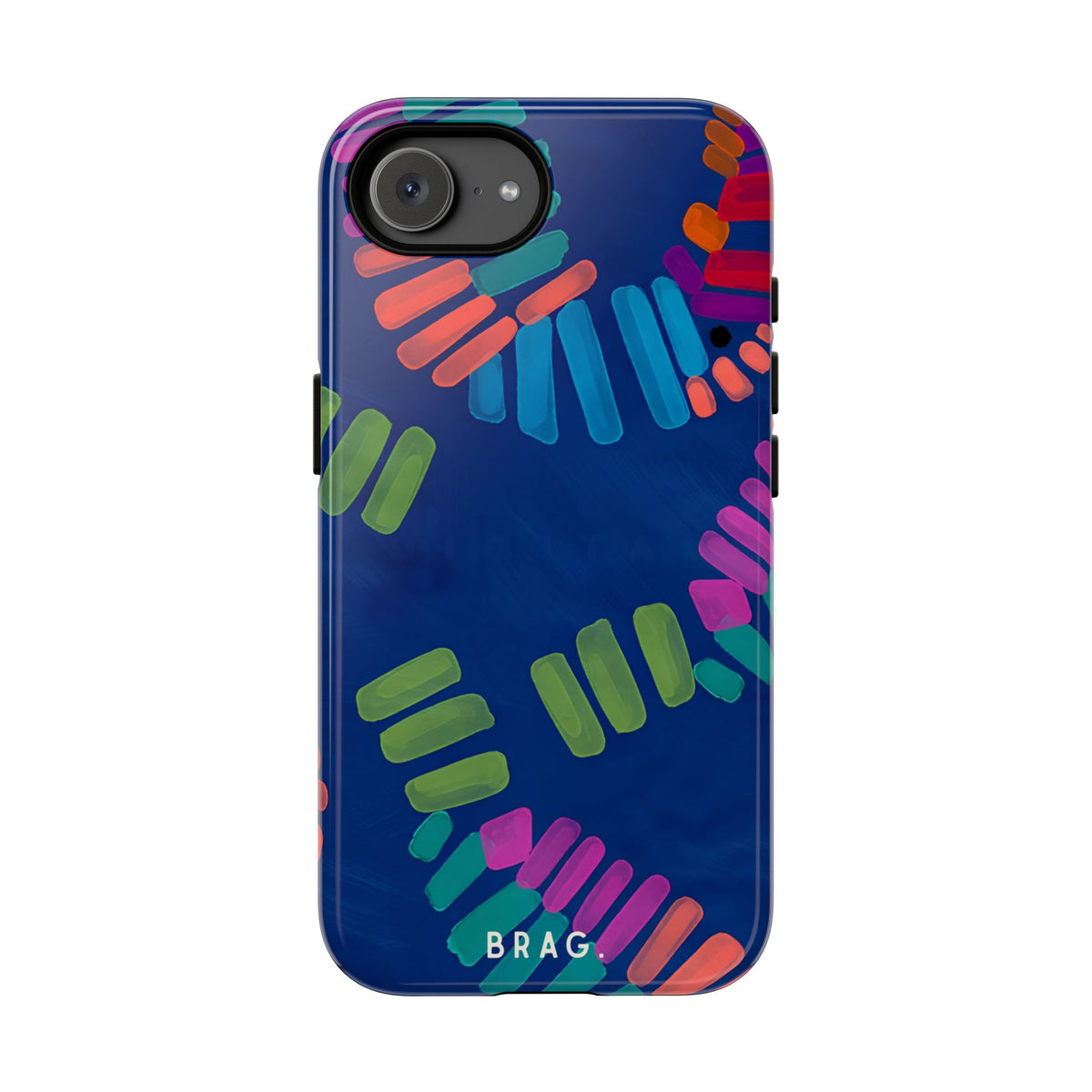 Blue Palm Tough Phone Case – Shockproof Protective iPhone Cover