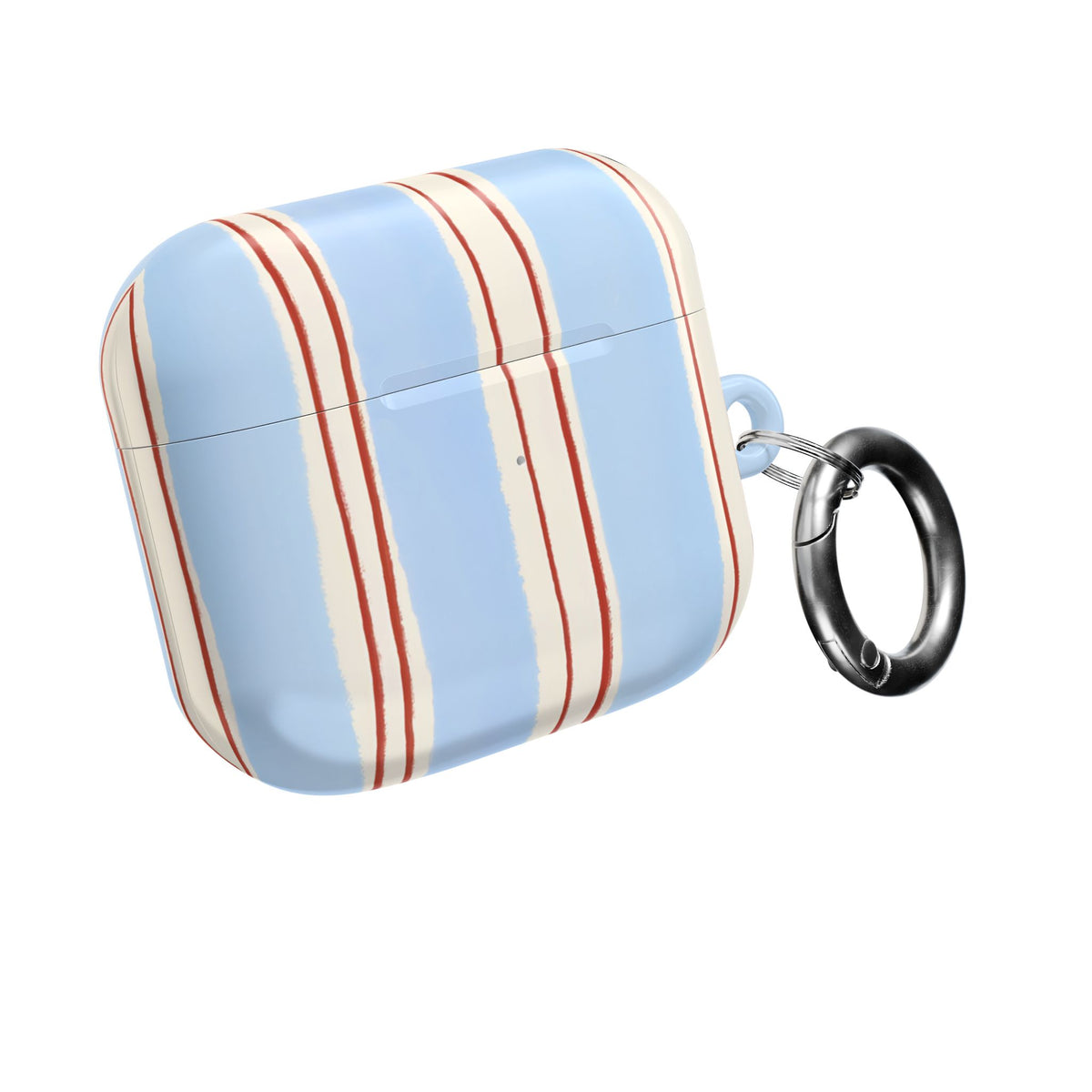 Blue Linen AirPod Case – Slim Protective Charging Case