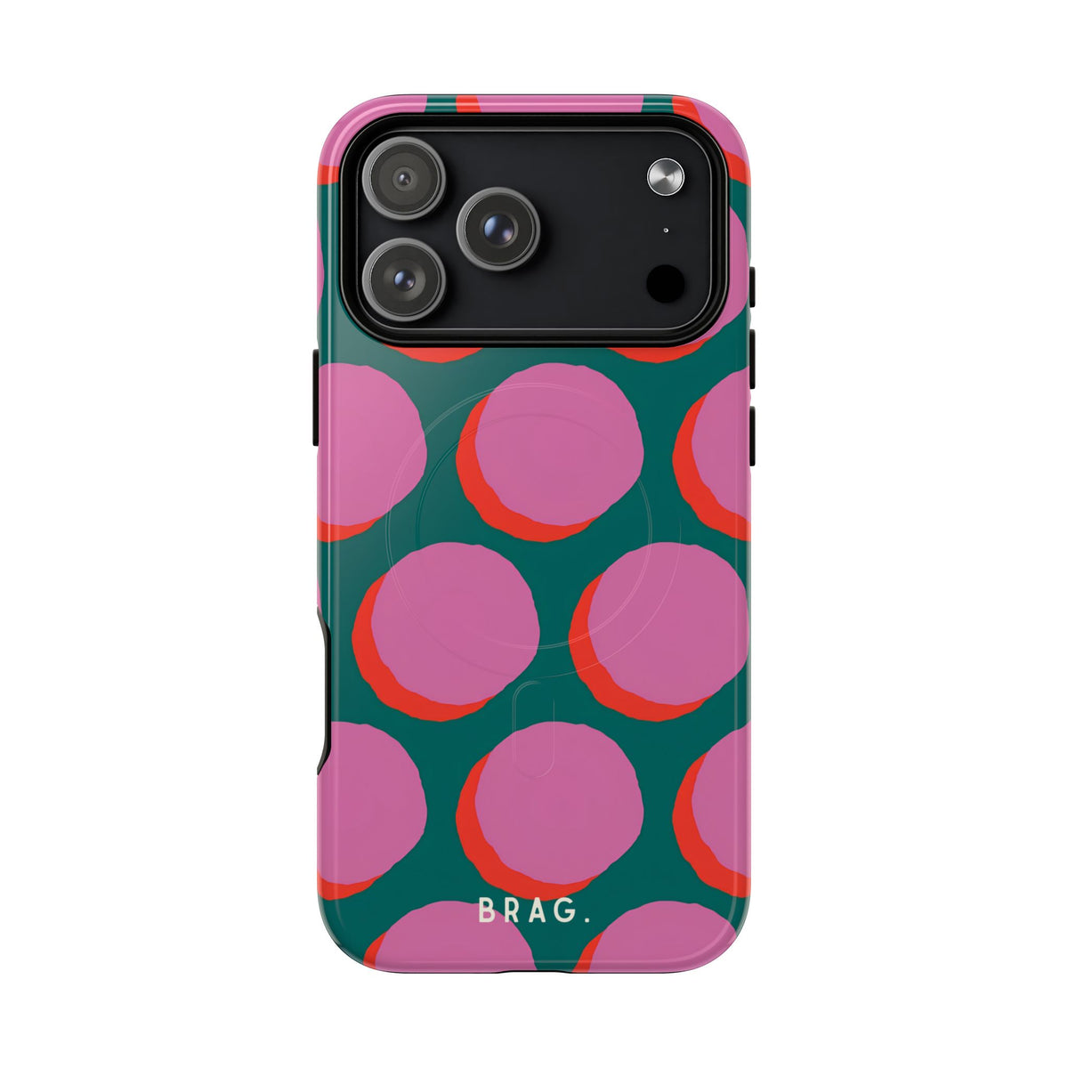 Pink Moon MagSafe Tough Phone Case — Magnetic Protective Cover