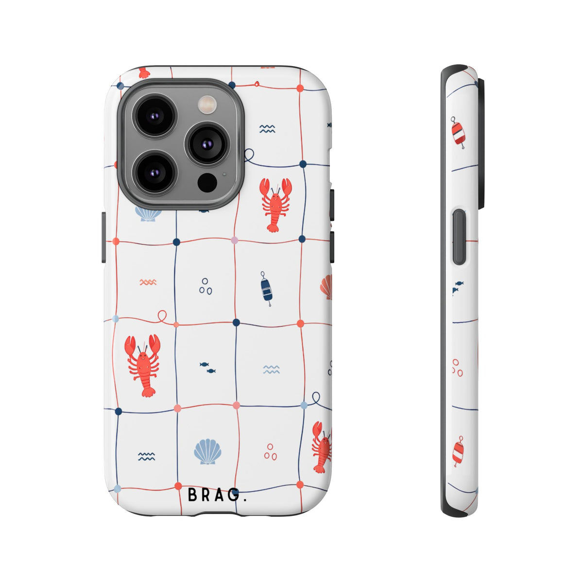 Lobster Cafe Tough Phone Case – Shockproof Protective iPhone Cover
