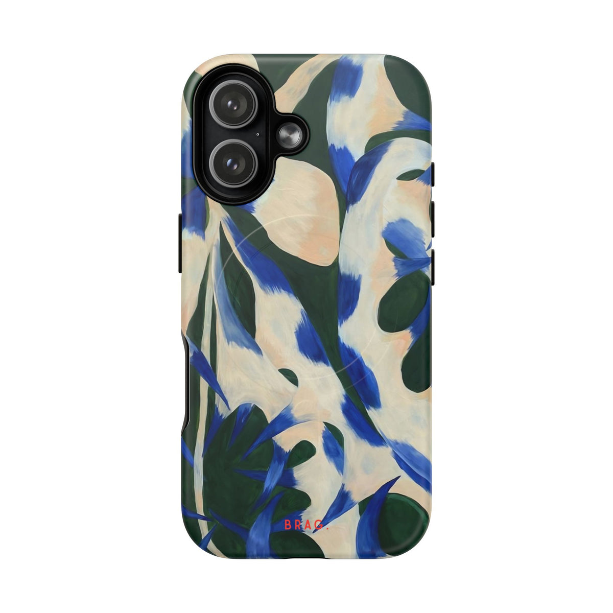 Blue Garden MagSafe Tough Phone Case — Magnetic Protective Cover