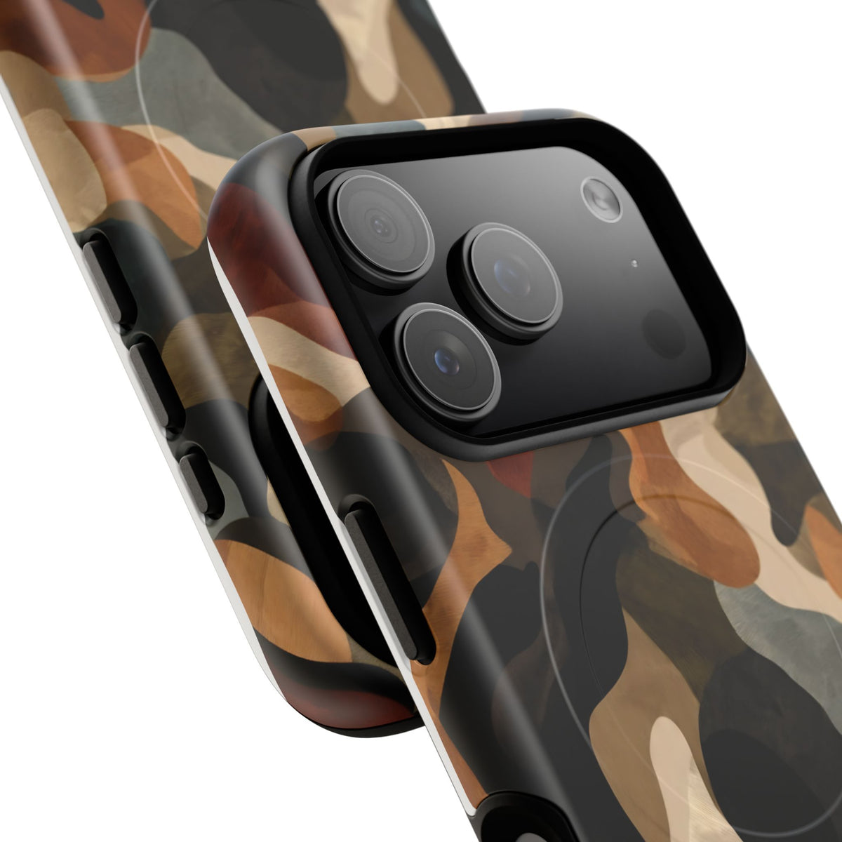Desert Camo MagSafe Tough Phone Case — Magnetic Protective Cover