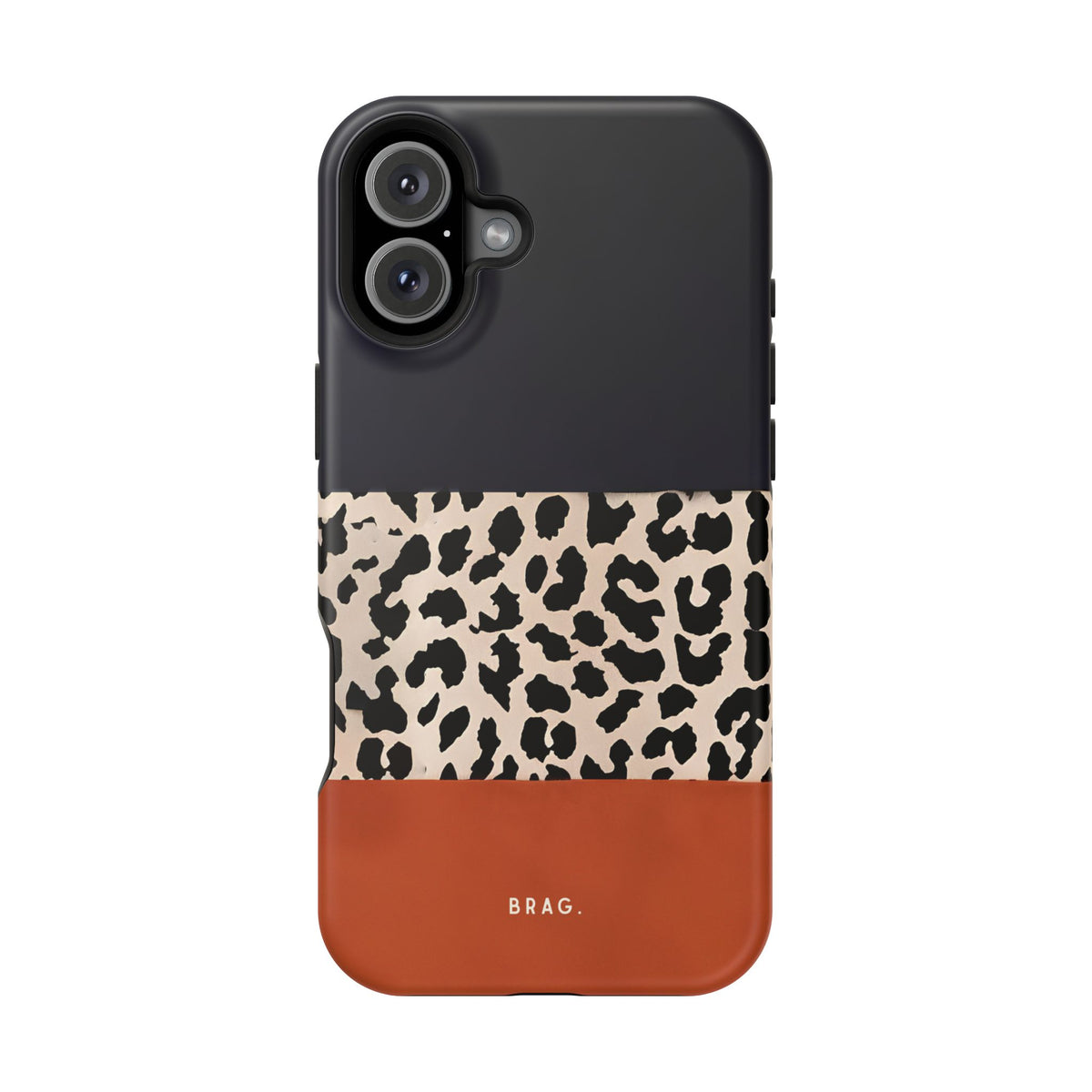 Leopard Block Magnetic Impact-Resistant Phone Case