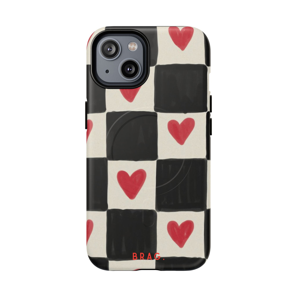 Heart Check MagSafe Tough Phone Case — Magnetic Protective Cover