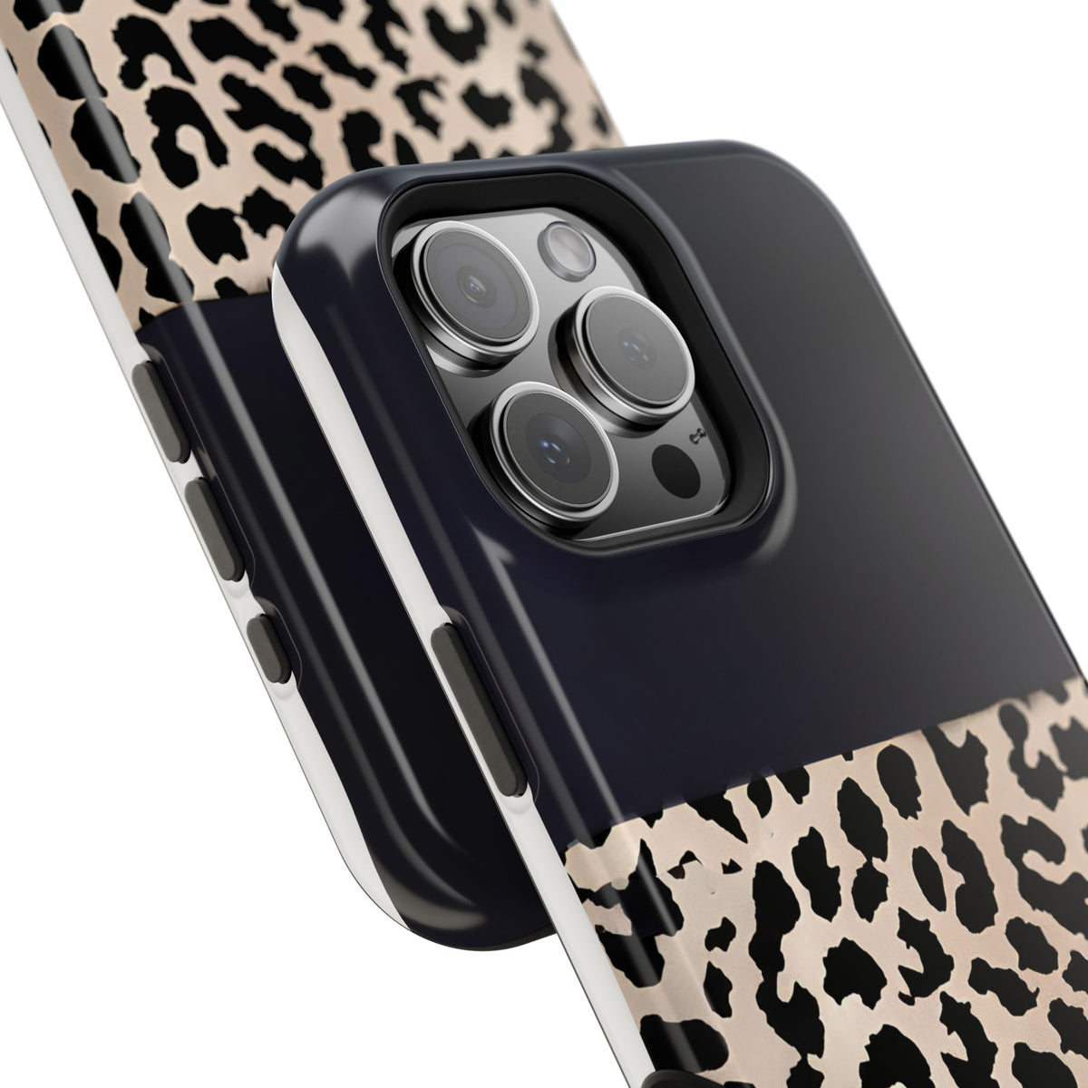 Leopard Block Magnetic Impact-Resistant Phone Case