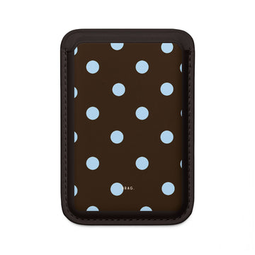 Scattered Dots MagSafe Vegan Wallet — Slim Phone Card Holder
