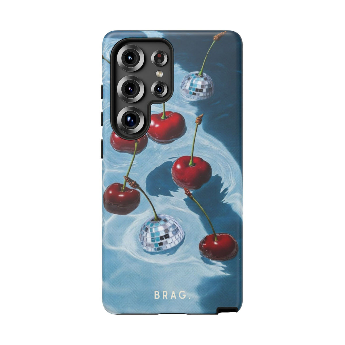 Cherry Ice Tough Phone Case – Shockproof Protective iPhone Cover
