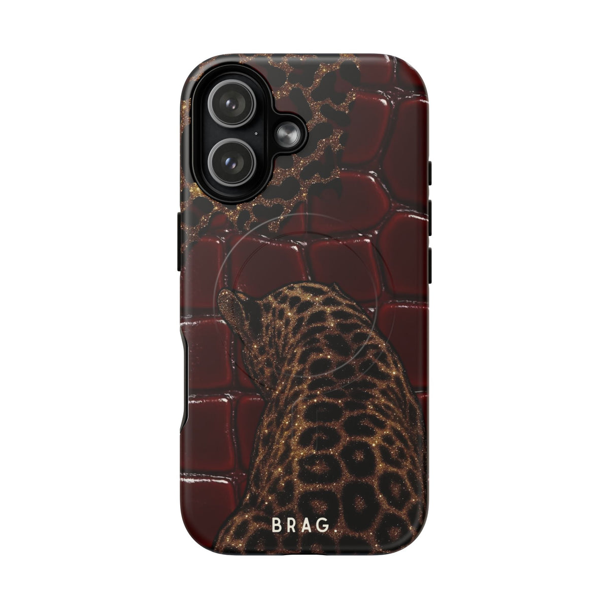 Leopard Lounge MagSafe Tough Phone Case — Magnetic Protective Cover