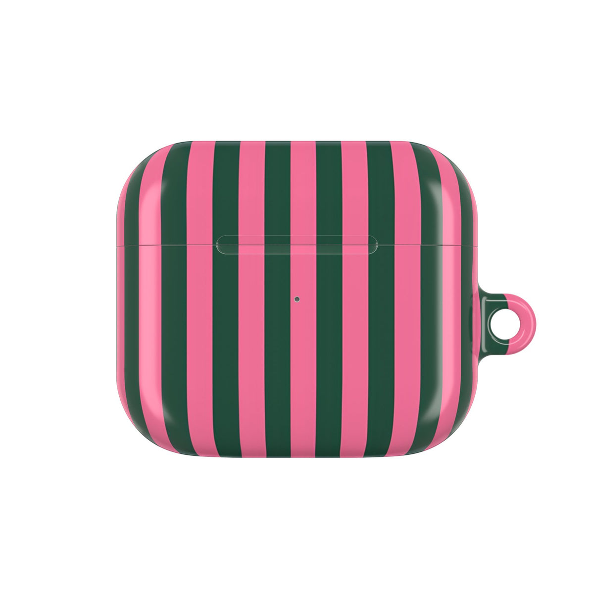 Flamingo Stripe AirPod Case – Slim Protective Charging Case