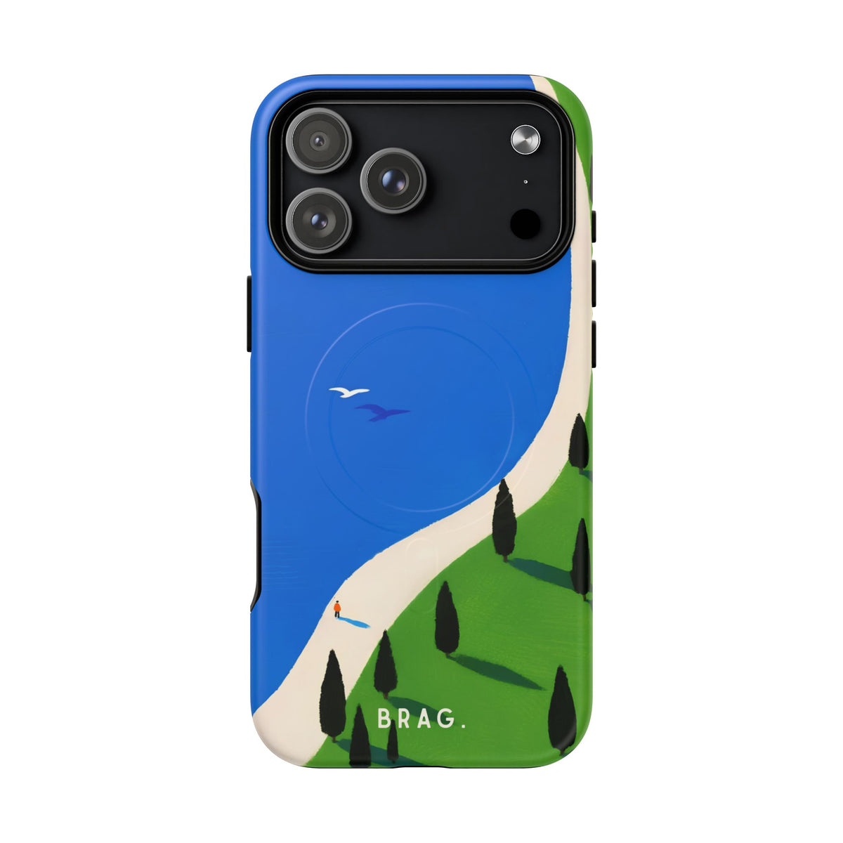 Blue Escape MagSafe Tough Phone Case — Magnetic Protective Cover