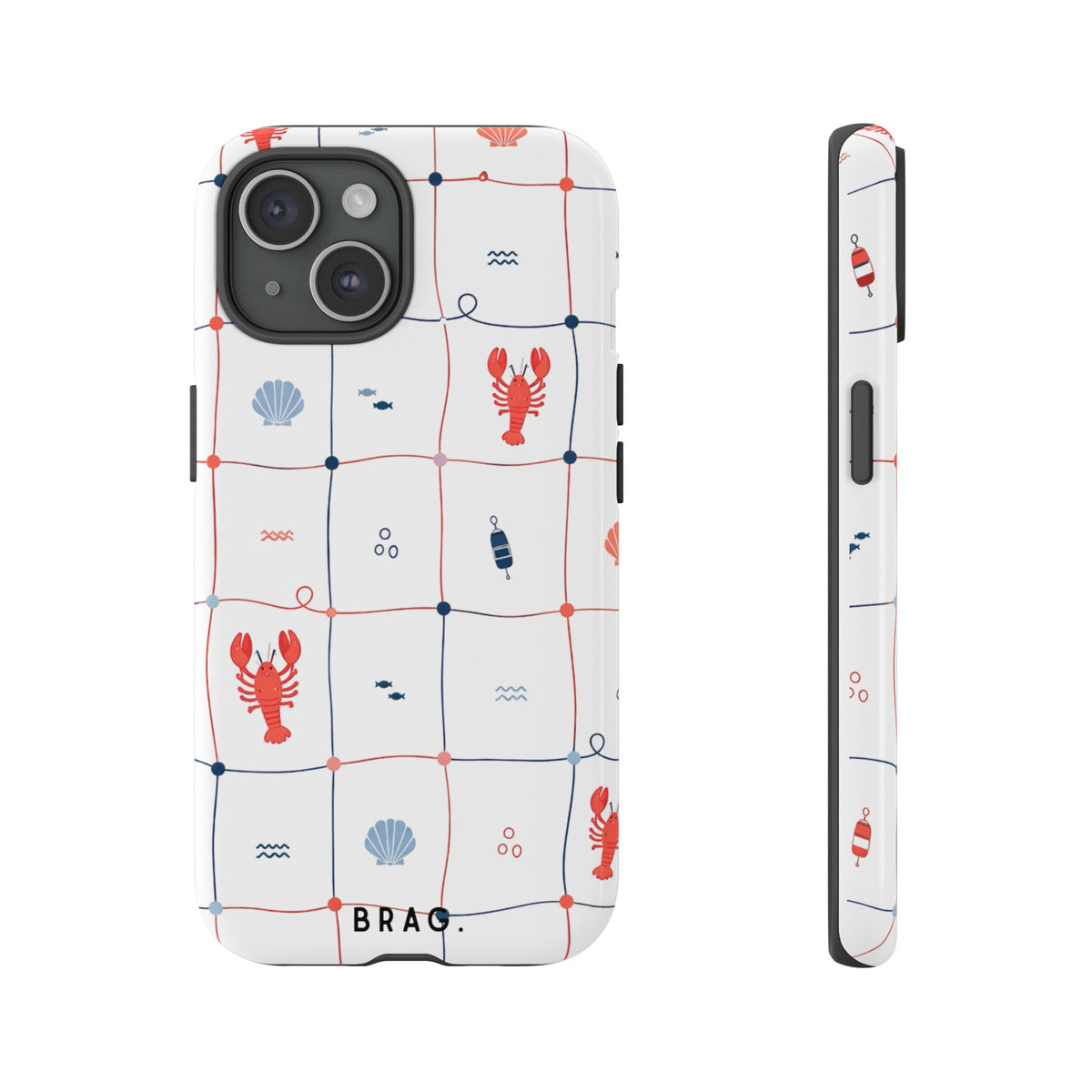 Lobster Cafe Tough Phone Case – Shockproof Protective iPhone Cover