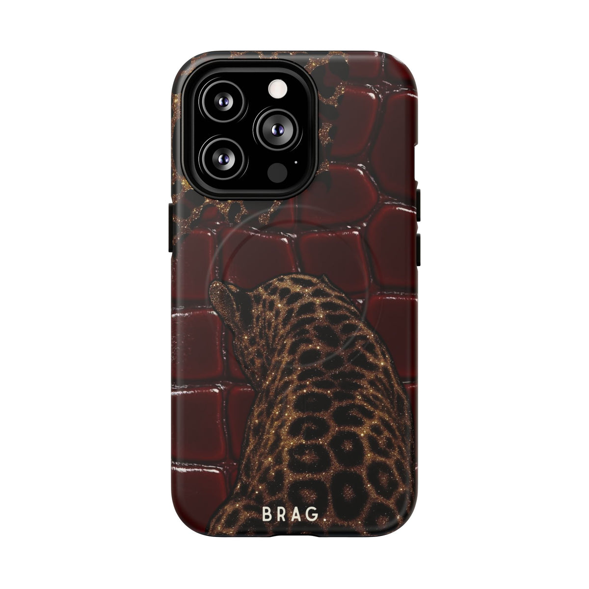 Leopard Lounge MagSafe Tough Phone Case — Magnetic Protective Cover