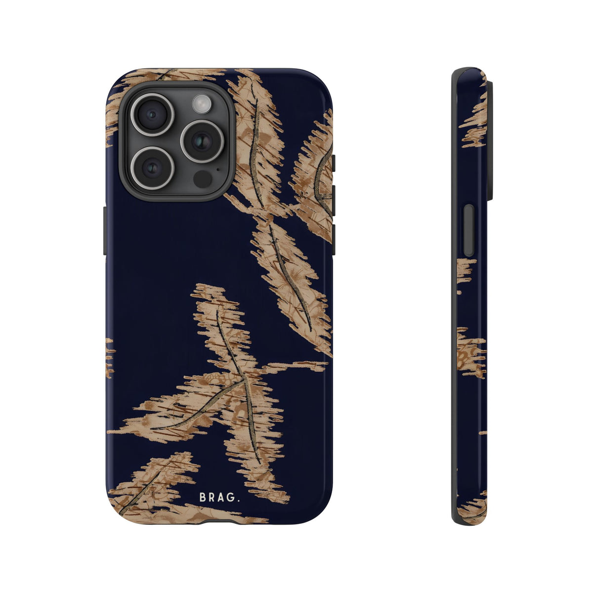 Golden Fern Tough Phone Case – Shockproof Protective iPhone Cover
