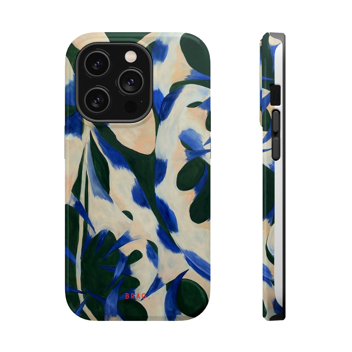 Blue Garden Magnetic Impact-Resistant Phone Case