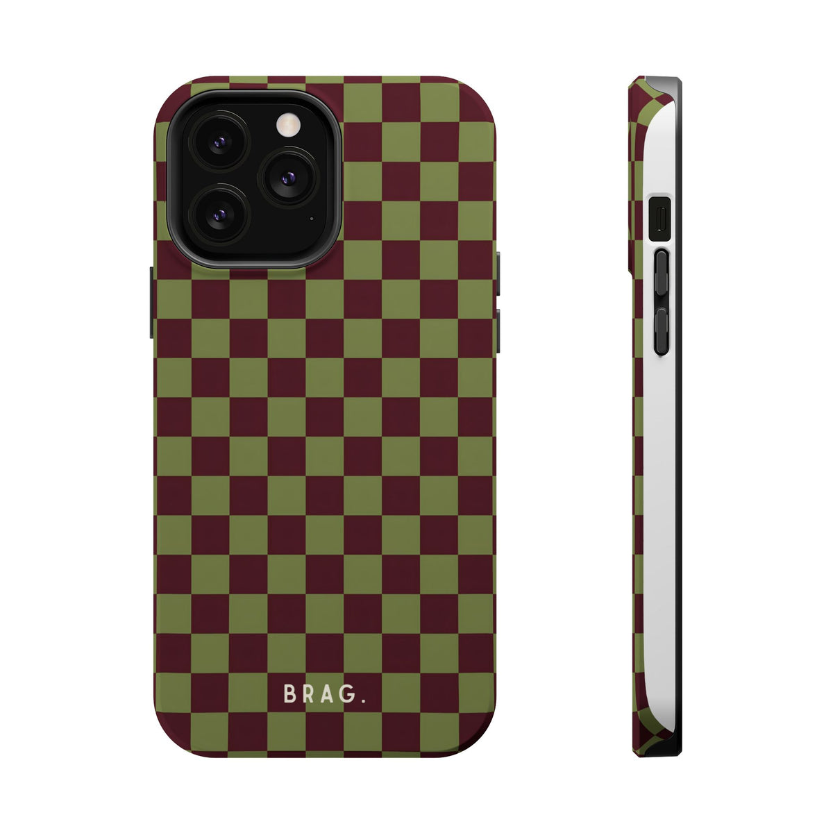Lucky Check Magnetic Impact-Resistant Phone Case